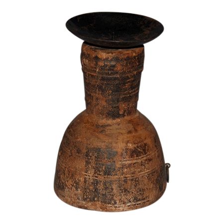 Hand Made Wooden Candle Stand-16